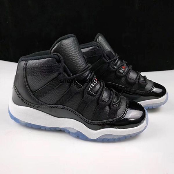 

kids shoes basketball shoes wholesale new 11 space jam 72-10 cny 11s sneakers kids sports running girl trainers 28-35, Black