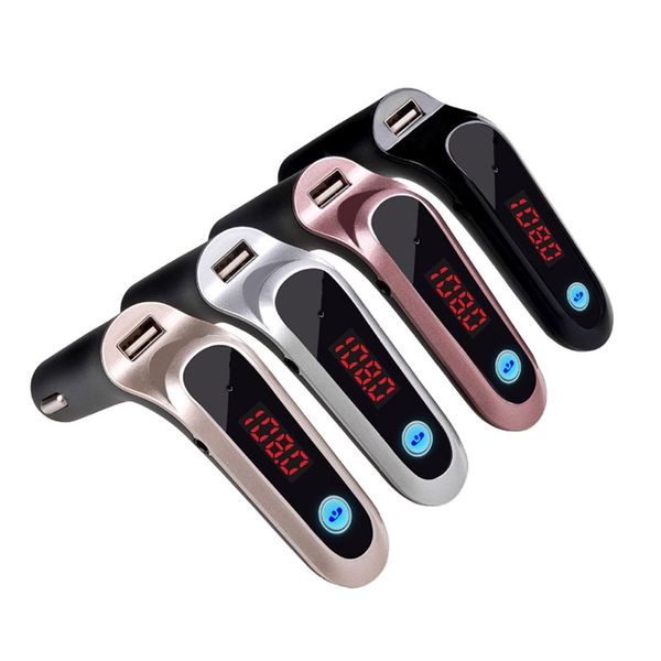 

car charge usb tf card support charger wireless bluetooth car kit lcd hands-fm transmitter for mp3 music player mobile phon