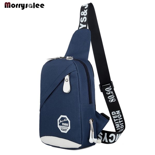 

3 colors chest bag men women waterproof handbag zipper durable shoulder casual bag men's chest high quality