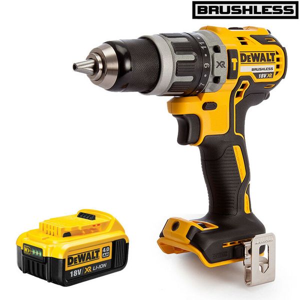 

Dewalt DCD796N 18v XR Бесщеточный компактный комбинированный дрель + 1 батарея 4,0 Ач DCB182