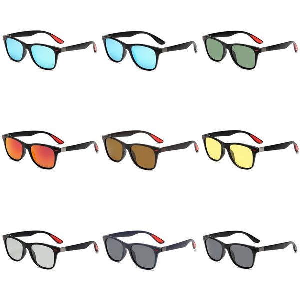

fashion sunglasses black gold frame green uv400 womens mens protectonm 51mm 5 color for choose with box #280, White;black