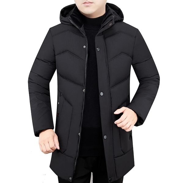 

мужчины зима с капюшоном ветровки черный зеленый puffer основные куртки с капюшоном теплый легкий тепловое puff coat мужской стеганый верхня, Black
