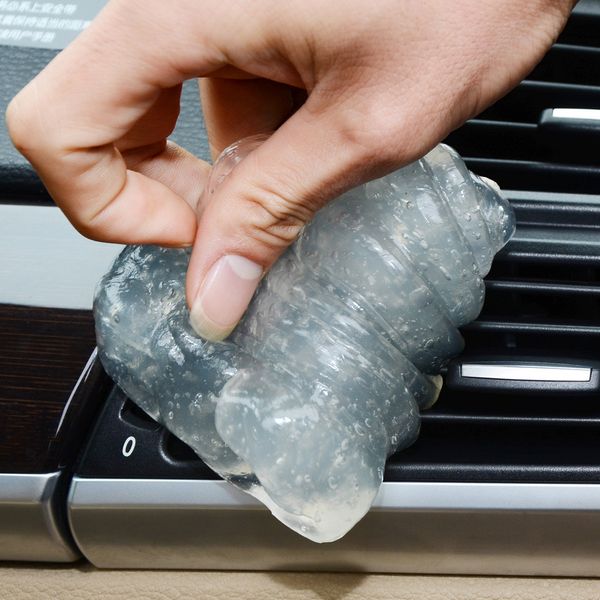 

franchise 70g auto car clean glue gum gel cleaning air outlet vent interior keyboard cleaner interior dust dirt cleaner cute
