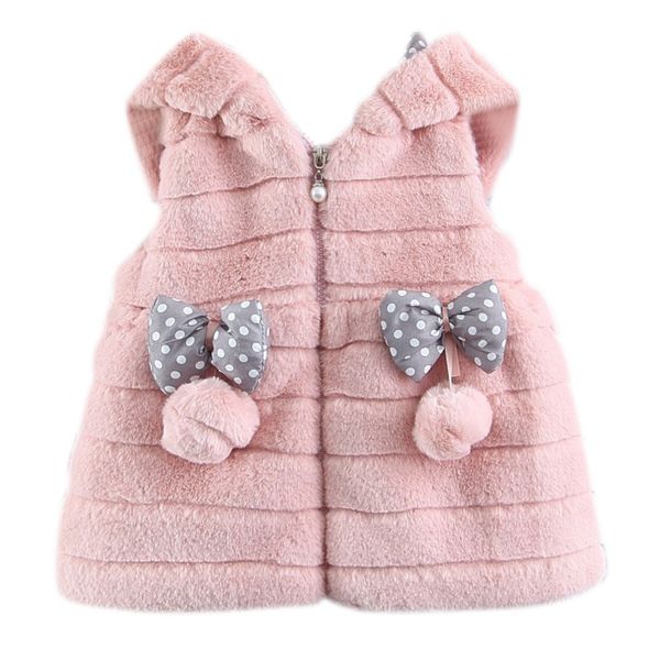 

toddler kids clothes winter baby vest coat for girls children waistcoat jacket bow design hoodie outerwear, Camo