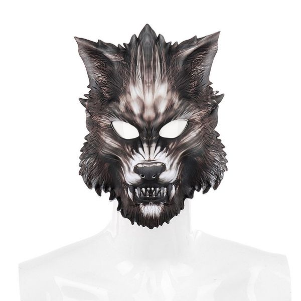 

halloween wolf full face mask party cosplay masks horror animals masque halloween party decoration supplies