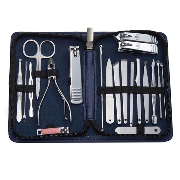 

50^20 pieces manicure set for nail scissors clipper pedicure and manicure kit