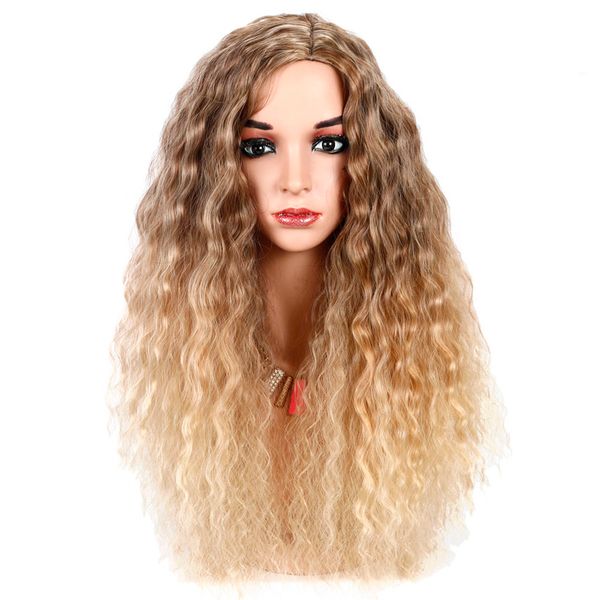 2019 Hair Care Wig Stands Wig Rose Net Gold Long Curly Hair Mixed