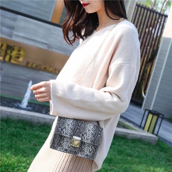 

fashion women serpentine hasp hnadbag phone bag shoulder bag messenger fashion simple small square women's designer