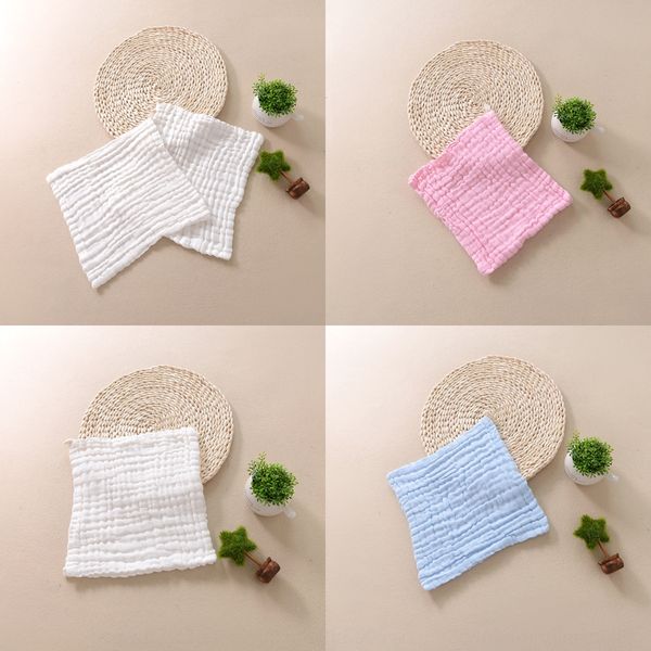 

6-layergauze saliva bib small square infant small square towel handkerchief breast-feeding towel children handkerchief 30*30