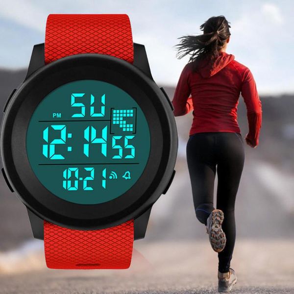 

роскошные мужские аналоговые цифровые спортивные светодиодные водонепроницаемые наручные часы на открытом воздухе, повседневные тонкие плать, Slivery;brown