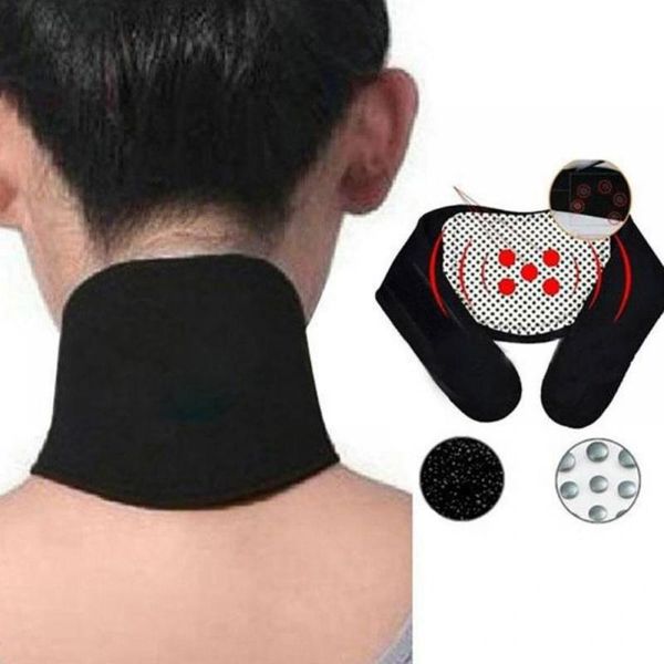

tourmaline self-heating neck magnetic therapy belt spontaneous heating neck braces cervical vertebra protection massager