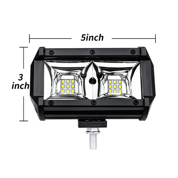 

16000lm work light with mounting bracket driving fog bar 10-30v off-road vehicle