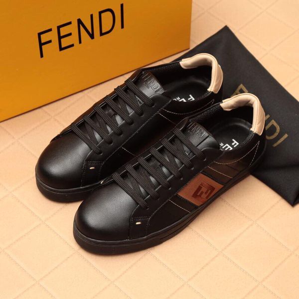 

2020 men's jogging white smooth calfskin lace-up sneakers casual shoes men's formal leather shoes men's sports driving shoes, Black