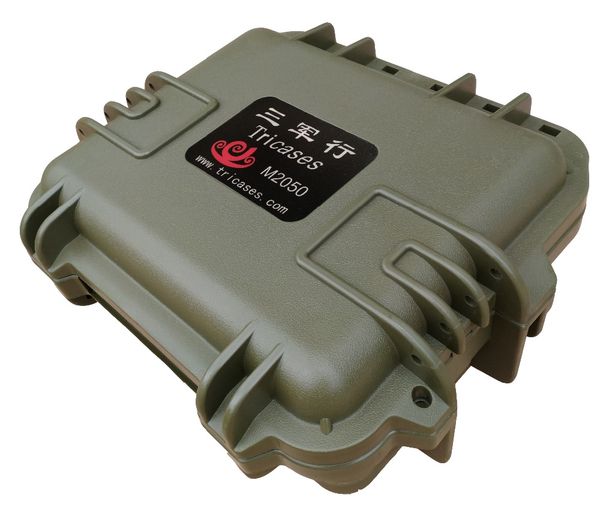 

new arrived tricases factory ip67 waterproof pp hard plastic small equipment cases with handle m2050