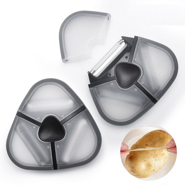 Vegetable multifuncional Planer Potato Tomate Peeler 3 em 1 Vegetable Peeler Melon Planer Grater Kitchen Gadget