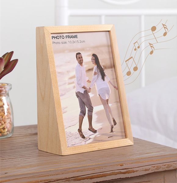 

europe style wooden picture frame wooden wall decoration children's painting display box