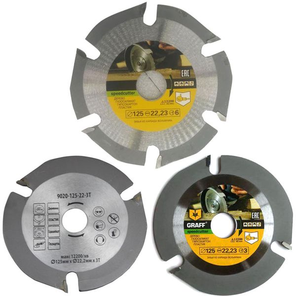 

125mm 3t circular saw blade multitool grinder saw disc carbide tipped wood cutting disc woodworking chain plate multitool blades
