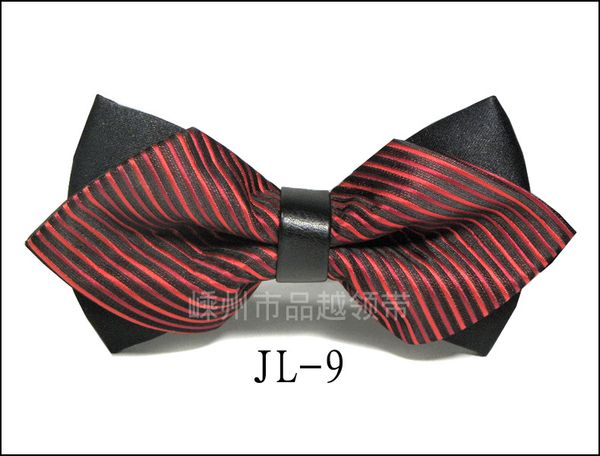 

fashion bow ties for men bowtie tuxedo classic solid color wedding party red black white green butterfly cravat brand, Black;gray