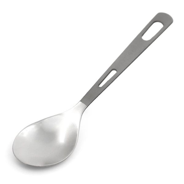 

lightweight half polished titanium spoon outdoor camping dinner beaf meat cutter fruit fork dessert spoon cutlery tableware
