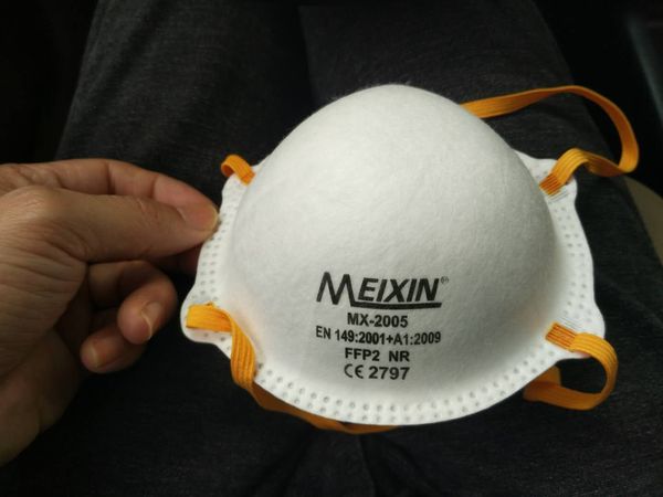 

ce certification ffp2 mask non-woven face mask anti-dust protective non-woven mouth cover safety breathable earloop mask for adults in stock