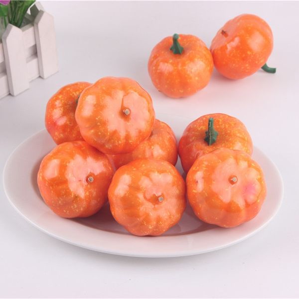 

artificial simulation pumpkin fruits halloween decoration 16ps/bag diy festive party xmas decorative of garden family kitchen 5.5cm hh7-1480