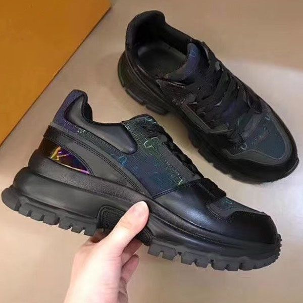 

2020 new brand men&#39s shoes fashion sports shoes leather abc design men&#39s casual shoes patchwork chaussures pour hommes f, Black