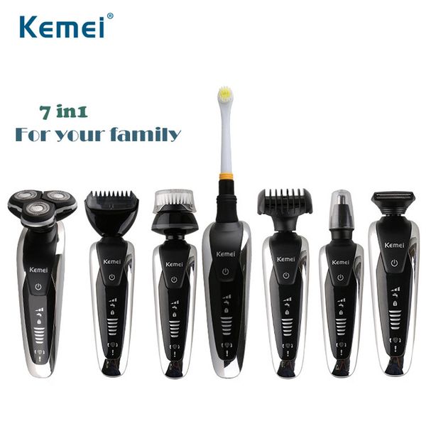 

wet/dry electric shaver for men rechargeable razor body shaving machine waterproof floating 3 blade beard trimmer 40d