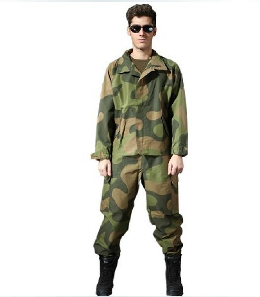 

norwegian special forces men in camouflage combat suit cs fans armed with training uniform, Blue;black