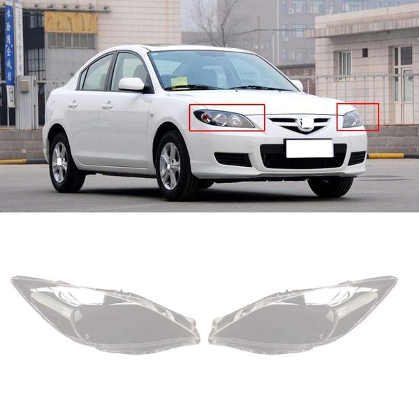 

1pair car front headlight cover for 3 m3 2011-2015 headlight waterproof clear lens auto shell cover right/left