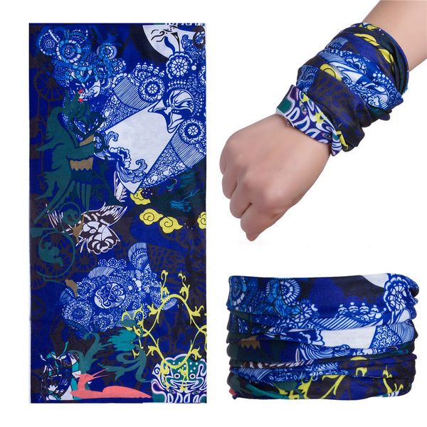 

outdoor sport hiking scarves 6 style hiking magic scarf seamless bandana riding sweat absorption elasticity sunscreen new, Black