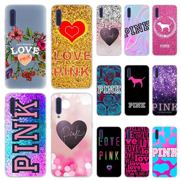 

fashion soft tpu phone case cover for coque xiaomi redmi 4x 4a 6a 7a y3 k20 5 plus note 8 7 6 5 pro pink