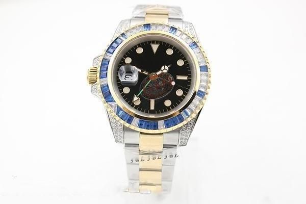 

2020 top продажа высокого качества мужчины s механические часы 40мм кольцо mouth дата часы подметание движение часы, Slivery;brown