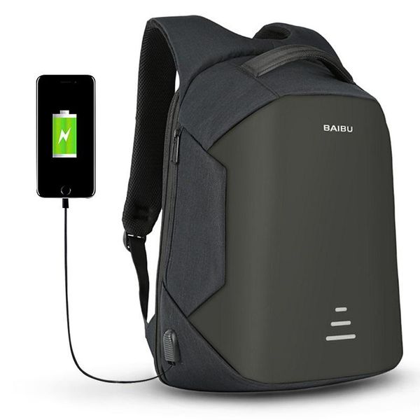 

2020 new usb charge men anti theft travel backpack 16 inch lapbackpacks for male waterproof backpacks bags wholesale