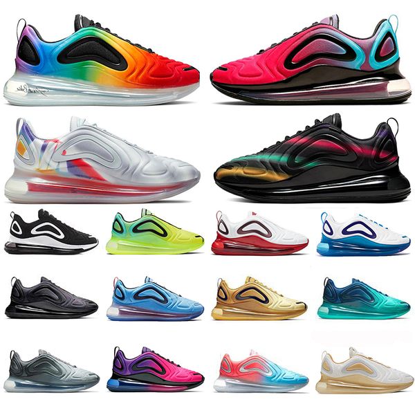 

r new be true volt black white sea forest mens women running shoes northern lights day sunrise gold red trainers sports sneakers nik, White;red