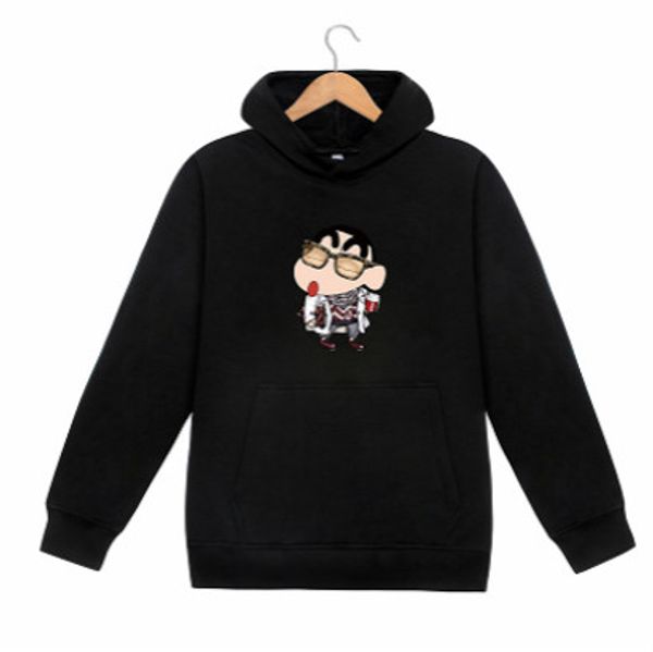 

men and womens designer hoodies for 2019 brand printed solid color long sleeve sweatshirts hoodies men loose thick clothing in winter, Black