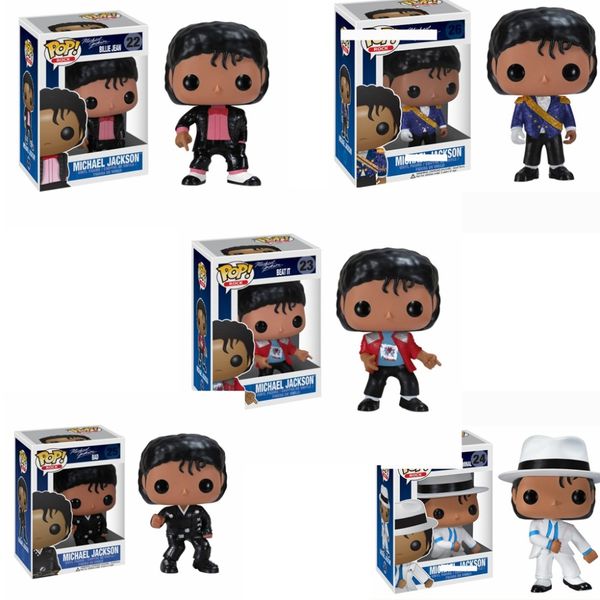 

funko pop michael jackson 5 types space dance beat it billie jean bad vinyl action figures collection model toys for children birthday gift