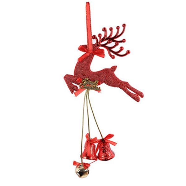 

christmas tree decorations pendant gifts bell door hanging ornaments wooden santa claus xmas tree pendant decor 2019