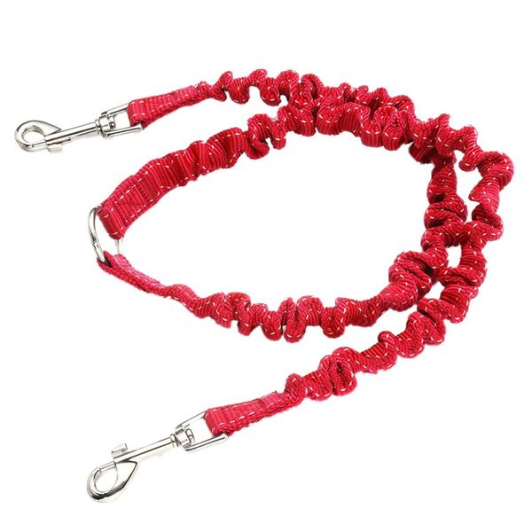 

pet dog cat running jogging padded waist belt reflective strip elastic leash perfect walking training dog leash set