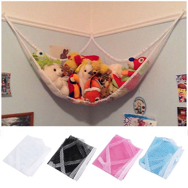 

new kids toy soft teddy storage hammock mesh baby bedroom tidy nursery net