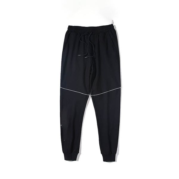 

2020/champion designer men sports pants cottons casual fashion wild breathable shoes luxury brand private custom platform golden guard pants, Black