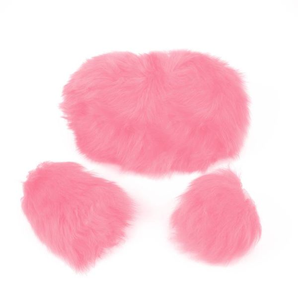 

long plush steering wheel cover set handbrake cover kit lovely accessories