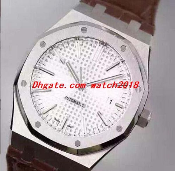 

роскошные бесплатная доставка часы 5 стиль мужские royal0ak 41mm серебряный циферблат смотреть 15400.oo.1220st.02 автоматическая мода мужски, Slivery;brown