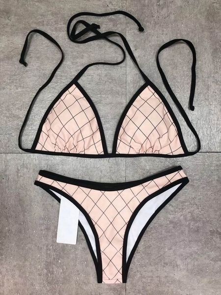 

2020 women beige diamond lattice cotton fashion accessories swimsuit size s-xl available with box and dastbag, Silver
