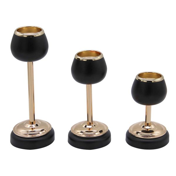 Vincigant Decorative Candle Holder Set Of 3 Home Decor Pillar Candle Stand Coffee Table Mantle Decor Centerpieces For Firepla Tall Candle Holders For