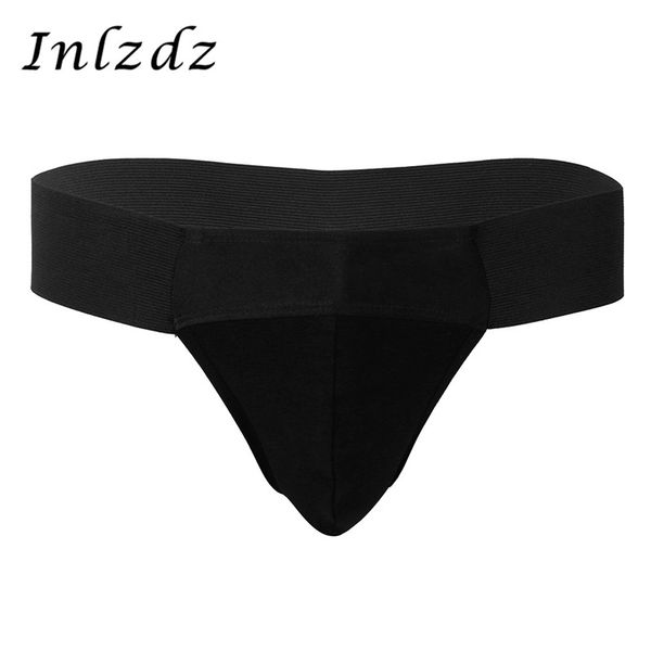 

lingerie open butt underwear men bikini g-string briefs underwear mens swimsuit cotton bulge pouch swimming suit male pants, Black;white