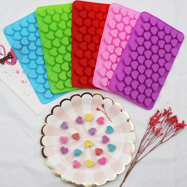 

chocolate mould silica gel mini heart shaped lattice pattern die valentine day multi colors moulds new arrival 1 6mh l1