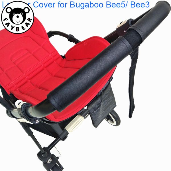 

stroller baby handle leather cover for bugaboo bee5 pushchair accessories leather protective case cover for bee3 bee