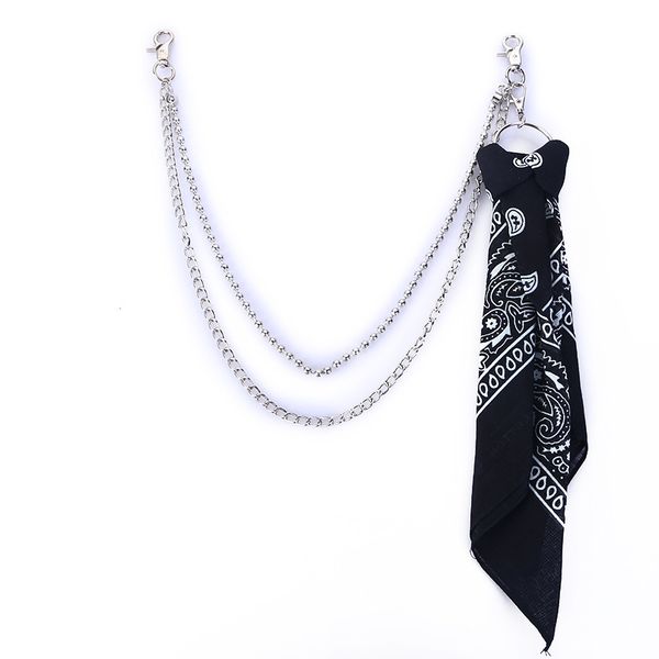 

rock circle round bead chains hip hop punk metal ring pants chain waist chain, Silver