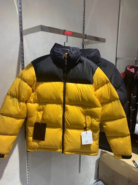 

classic designer brand mens jackets face north winter fashion leisure warm down jacket european american trend street hip hop coat selling, Black