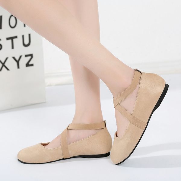 

women slip on round toe shallow shoes sandals casual comfortable shoes t80726, Black